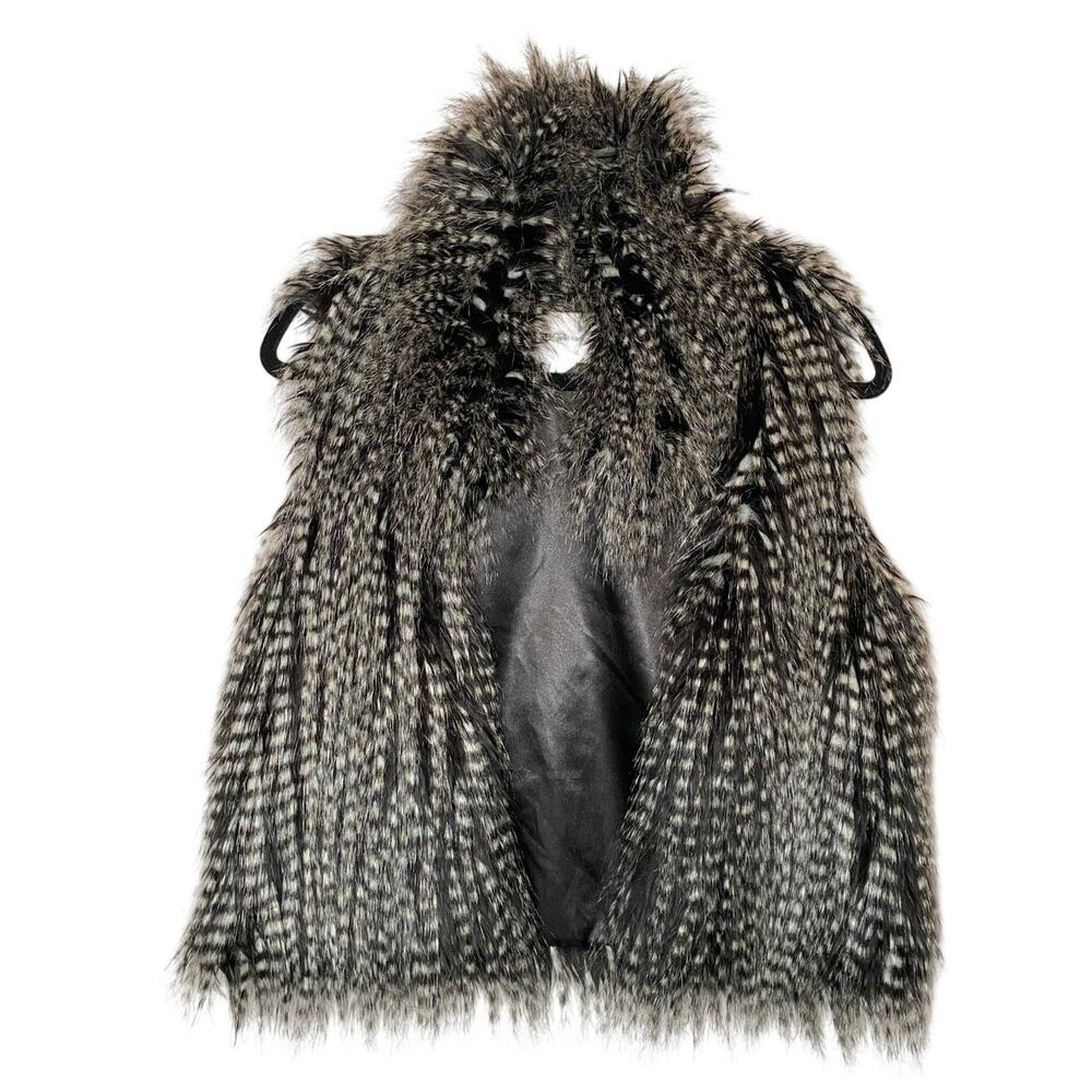 BCBGeneration - Faux Fur Collared Vest - Womens Size S